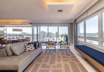 Apartamento duplex à venda, 234 m² por r$ 4.500.000,00 - embaré - santos/sp