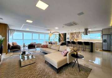 Apartamento com 4 suítes à venda, 310 m² por r$ 16.470.000 - frente mar - balneário camboriú/sc