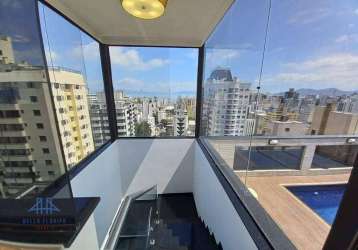Cobertura à venda, 382 m² por r$ 3.450.000,00 - centro - florianópolis/sc