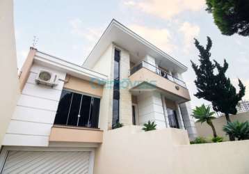 Casa com 5 quartos à venda na rua josé clementino bettega, 362, capão raso, curitiba por r$ 2.950.000