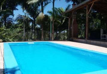 Chácara à venda em três riachos, biguaçu - sc | piscina grande