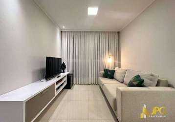 Apartamento com 2 dormitórios para alugar, 65 m² por r$ 6.000,00/mês - nações - balneário camboriú/sc