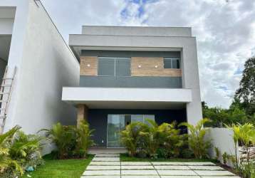 Casa à venda, 140 m² por r$ 830.000,00 - catu de abrantes - camaçari/ba
