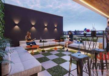Apartamento garden com 1 dormitório à venda, 51 m² por r$ 461.280,00 - bucarein - joinville/sc