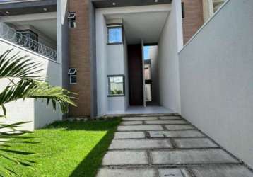 Duplex à venda de 150m² com 4 suítes por r$ 580.000,00 na região de sapiranga - fortaleza/ce