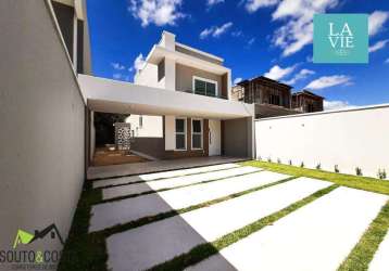 Duplex a venda de 144m² com 3 suítes por r$ 700.000,00 na região do eusébio/ce