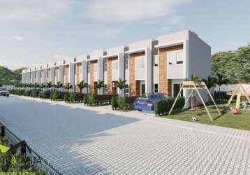 Duplex em condomínio de 64m² com 2 quartos a partir de 235.000,00 na região de mestre antônio - caucaia/ce