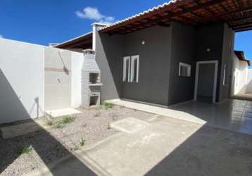 Casa à venda de 137,5m² com 3 quartos por r$ 190.000,00 no bairro barrocão - itaitinga/ce