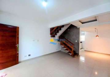 Casa com 3 dormitórios à venda, 110 m² por r$ 490.000,00 - jardim astúrias - guarujá/sp