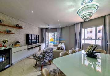 Apartamento com 3 dormitórios à venda, 160 m² por r$ 900.000,00 - pitangueiras - guarujá/sp