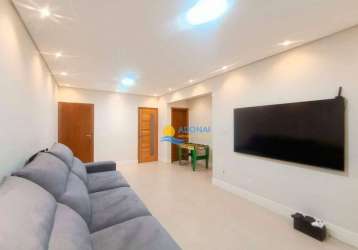 Apartamento com 2 dormitórios à venda, 97 m² por r$ 450.000,00 - jardim astúrias - guarujá/sp