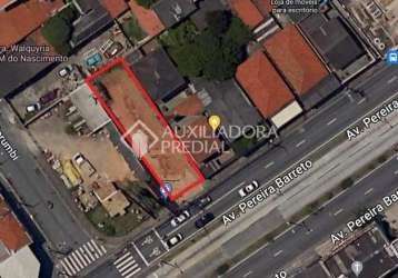 Terreno em condomínio fechado à venda na avenida pereira barreto, 1642, paraíso, santo andré, 261 m2 por r$ 800.000