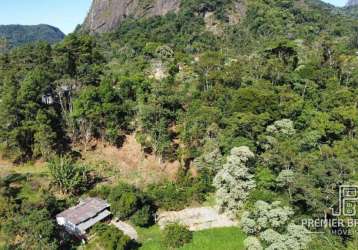 Terreno à venda, 13500 m² por r$ 1.450.000,00 - granja guarani - teresópolis/rj