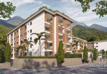 Apartamento com 1 dormitório à venda, 46 m² por r$ 289.900,00 - comary - teresópolis/rj