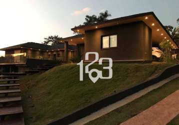 Casa com 3 dormitórios à venda, 350 m² por r$ 5.200.000,00 - condomínio jardim das palmeiras - bragança paulista/sp