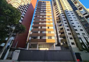 Apartamento com 3 quartos para alugar na avenida sete de setembro, 5265, batel, curitiba por r$ 4.500
