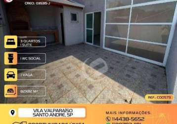 Cobertura à venda, 164 m² por r$ 549.999,99 - vila valparaíso - santo andré/sp
