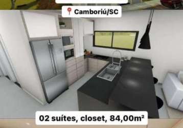 Apartamento com 2 dormitórios à venda, 84 m² por r$ 240.000,00 - centro - camboriú/sc