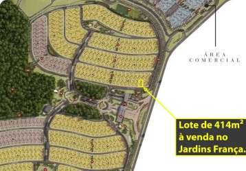 Lote à venda, 414 m² por r$ 920.000 – jardins frança, próximo ao autódromo internacional ayrton senna
