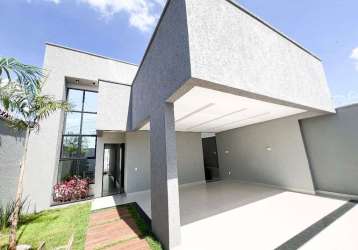 Casa de 162 m² com 03 quartos à venda por r$ 650.000 no setor jardim imperial - trindade/go