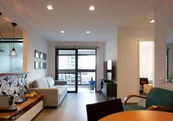 Apartamento mobiliado para venda possui 60 m2 - 2 quartos - vila nova conceição