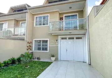 Sobrado com 3 dormitórios à venda, 161 m² por r$ 780.000,00 - bom jesus - são josé dos pinhais/pr