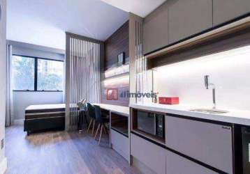 Loft com 1 dormitório para alugar, 26 m² por r$ 4.200,00/mês - batel - curitiba/pr