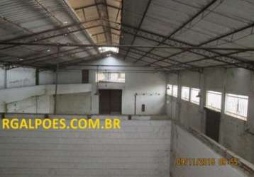 Barracão / galpão / depósito com 4 salas para alugar na km 32, km 32, nova iguaçu por r$ 5.000