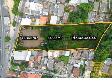 Terreno à venda, 6.000 m² por r$ 3.500.000 - barro vermelho - são gonçalo/rj