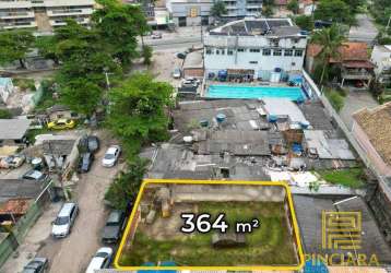 Terreno comercial, 364 m² - venda por r$ 390.000 ou aluguel por r$ 2.400/mês - itaipu - niterói/rj