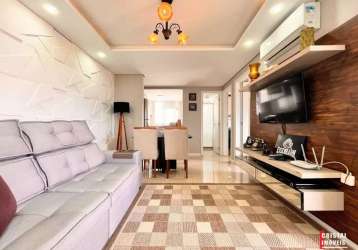 Apartamento 2 dormitórios semi mobiliado com vaga a venda no bairro vila nova em porto alegre - cv3403