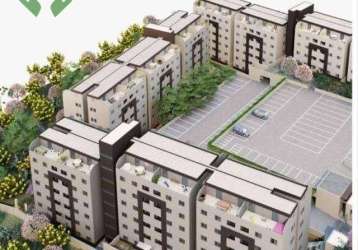 Apartamento garden à venda, 50 m² por r$ 260.000,00 - jardim central - cotia/sp