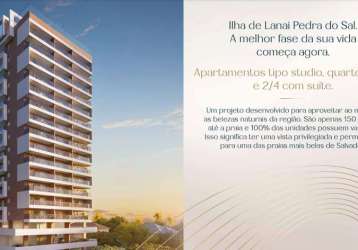 Apartamento com 1 quarto à venda na avenida general severino filho, 190, itapuã, salvador, 40 m2 por r$ 413.000