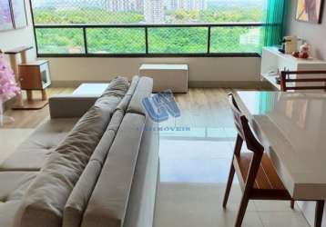 Excelente apartamento nascente 3 suítes 113 m2 andar alto para venda no condomínio parque tropical