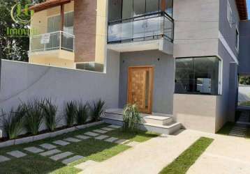 Casa com 3 dormitórios à venda, 122 m² por r$ 609.000,00 - engenho do mato - niterói/rj