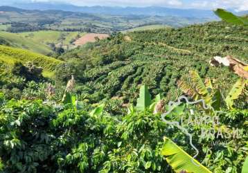 Fazenda 62,35 hectares para plantação de café e banana no sul de minas gerais !