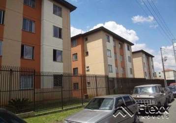 Apartamento com 2 dormitórios à venda, 48 m² por r$ 176.000,00 - sítio cercado - curitiba/pr