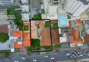 Terreno à venda, 851 m² por r$ 4.000.000,00 - juvevê - curitiba/pr