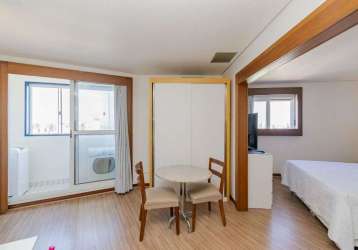 Flat com 1 dormitório à venda, 43 m² por r$ 300.000,00 - batel - curitiba/pr