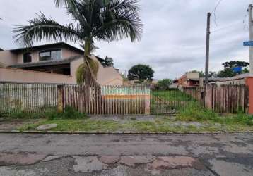 Terreno à venda na rua joão santo miola, 414, butiatuvinha, curitiba, 650 m2 por r$ 650.000