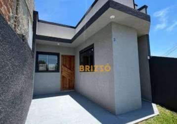 Casa com 2 dormitórios à venda, 37 m² por r$ 250.000,00 - campo de santana - curitiba/pr