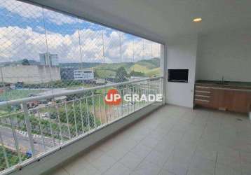 Apartamento com 3 dormitórios para alugar, 132 m² por r$ 8.890,00/mês - edifício ghaia - santana de parnaíba/sp