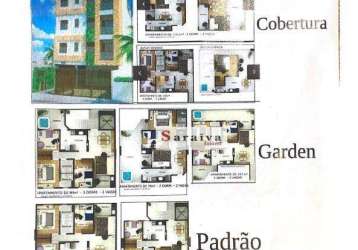Cobertura com 3 dormitórios à venda, 155 m² por r$ 878.000 - vila euclides - são bernardo do campo/sp
