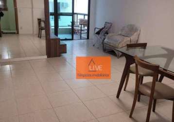 Live vende - apartamento com 3 dormitórios à venda, 98 m² - santa rosa - niterói/rj