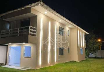 Casa à venda, 187 m² por r$ 595.000,00 - jardim atlântico leste (itaipuaçu) - maricá/rj