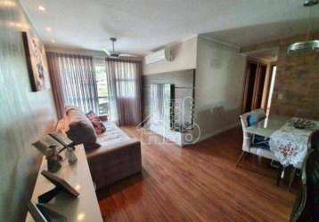 Apartamento com 2 dormitórios à venda, 78 m² por r$ 485.000,00 - badu - niterói/rj