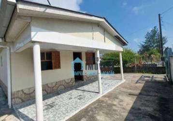 Casa com 2 dormitórios, região de moradores, à venda por r$ 120.000 - sindipolo - balneário pinhal/rs