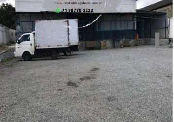 Garagem para aluguel com 1100 metros quadrados em porto seco pirajá - salvador - ba