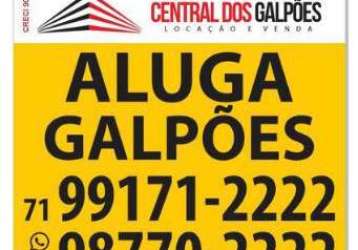 Galpão/depósito/armazém para aluguel com 375 metros quadrados em aeroporto - salvador - ba