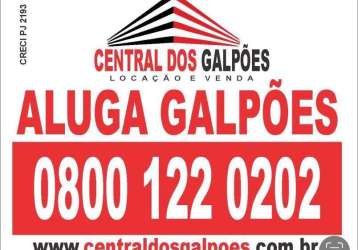 Galpão/depósito/armazém para aluguel tem 3000 metros quad..